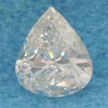 0.54 Carat D-SI2 Pear Shaped Natural Diamond