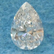 0.51 Carat D-SI1 Pear Shaped Natural Diamond