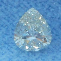 0.65 Carat I-VVS1 Pear Shaped Natural Diamond