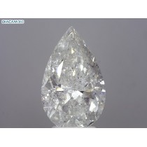 5.03 Carat E-I1 Pear Shaped Natural Diamond