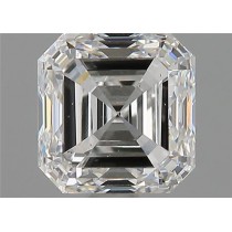1.60 Carat F-SI1 Asscher Cut Natural Diamond