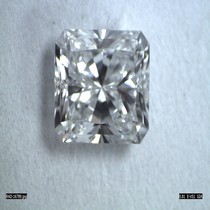 0.81 Carat E-VS1 Radiant Cut Natural Diamond