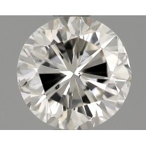 0.58 Carat G-SI1 Round Natural Diamond Certified By EGL