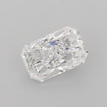 Lab Created 0.49 Carat D-VVS2 Radiant Cut Diamond