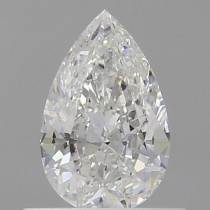0.58 Carat F-VS2 Pear Shaped Natural Diamond Certified By GIA 0.58 Carat F-VS2 Pear Shaped Natural Diamond Certified By GIA