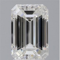 3.03 Carat G-VS1 Emerald Cut Natural Diamond