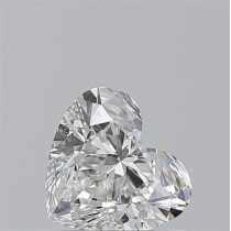 0.82 Carat G-SI1 Heart Shaped Natural Diamond