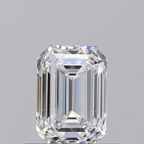 0.71 Carat D-SI1 Emerald Cut Natural Diamond