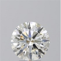 4.02 Carat J-VS2 Round Natural Diamond