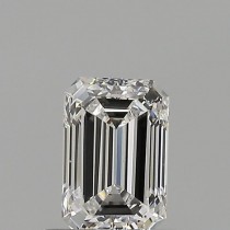 0.54 Carat E-VS2 Emerald Cut Natural Diamond