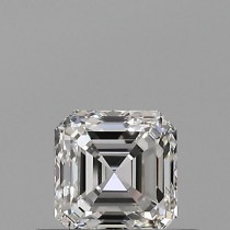 0.52 Carat H-VVS1 Asscher Cut Natural Diamond