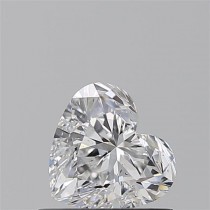 0.70 Carat D-SI1 Heart Shaped Natural Diamond