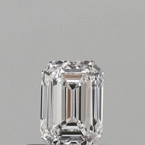 0.51 Carat D-IF Emerald Cut Natural Diamond