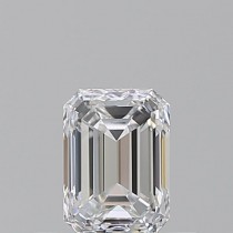 0.50 Carat D-IF Emerald Cut Natural Diamond