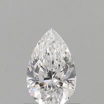 0.52 Carat D-SI1 Pear Shaped Natural Diamond 0.52 Carat D-SI1 Pear Shaped Natural Diamond