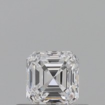 0.52 Carat D-VVS2 Asscher Cut Natural Diamond