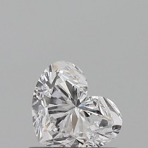 0.59 Carat D-IF Heart Shaped Natural Diamond 0.59 Carat D-IF Heart Shaped Natural Diamond