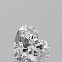 0.53 Carat D-VS1 Heart Shaped Natural Diamond 0.53 Carat D-VS1 Heart Shaped Natural Diamond