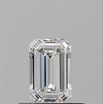 0.54 Carat E-VVS2 Emerald Cut Natural Diamond