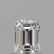 0.55 Carat F-VS2 Emerald Cut Natural Diamond