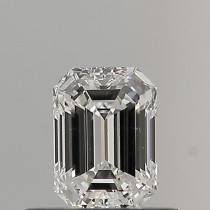 0.55 Carat G-VVS2 Emerald Cut Natural Diamond