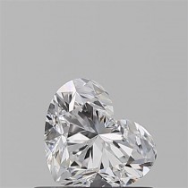 0.70 Carat D-SI1 Heart Shaped Natural Diamond