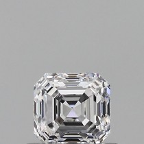 0.51 Carat D-VS1 Asscher Cut Natural Diamond