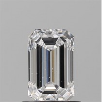 0.80 Carat D-SI1 Emerald Cut Natural Diamond 0.80 Carat D-SI1 Emerald Cut Natural Diamond