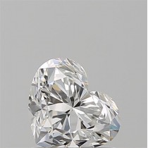 0.86 Carat F-VS2 Heart Shaped Natural Diamond 0.86 Carat F-VS2 Heart Shaped Natural Diamond