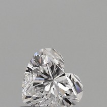 0.52 Carat D-IF Heart Shaped Natural Diamond 0.52 Carat D-IF Heart Shaped Natural Diamond