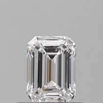 0.70 Carat D-IF Emerald Cut Natural Diamond