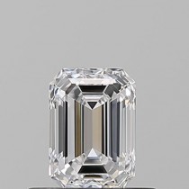 0.57 Carat D-IF Emerald Cut Natural Diamond
