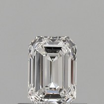 0.57 Carat F-SI1 Emerald Cut Natural Diamond 0.57 Carat F-SI1 Emerald Cut Natural Diamond