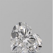 0.70 Carat D-SI1 Heart Shaped Natural Diamond