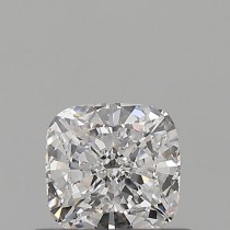 0.50 Carat D-VS2 Cushion Cut Natural Diamond