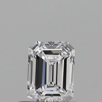 0.51 Carat D-IF Emerald Cut Natural Diamond