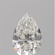 0.82 Carat G-VVS2 Pear Shaped Natural Diamond