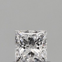 0.50 Carat D-VVS1 Princess Cut Natural Diamond Certified By GIA