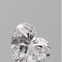0.83 Carat D-SI1 Heart Shaped Natural Diamond 0.83 Carat D-SI1 Heart Shaped Natural Diamond