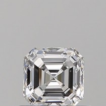 0.71 Carat D-VS1 Asscher Cut Natural Diamond