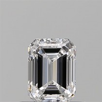 0.70 Carat D-IF Emerald Cut Natural Diamond