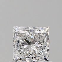 0.80 Carat E-SI1 Princess Cut Natural Diamond