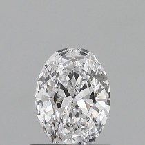 0.51 Carat D-SI1 Oval Natural Diamond