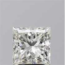 3.01 Carat J-VS1 Princess Cut Natural Diamond