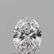 0.51 Carat D-SI2 Oval Natural Diamond