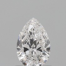 0.58 Carat E-VS1 Pear Shaped Natural Diamond Certified By GIA 0.58 Carat E-VS1 Pear Shaped Natural Diamond Certified By GIA