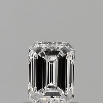 0.51 Carat D-IF Emerald Cut Natural Diamond