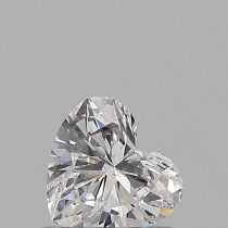 0.53 Carat D-SI1 Heart Shaped Natural Diamond 0.53 Carat D-SI1 Heart Shaped Natural Diamond