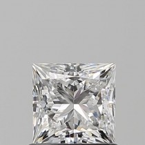 0.80 Carat E-VS1 Princess Cut Natural Diamond