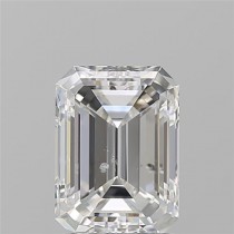 1.51 Carat F-SI2 Emerald Cut Natural Diamond